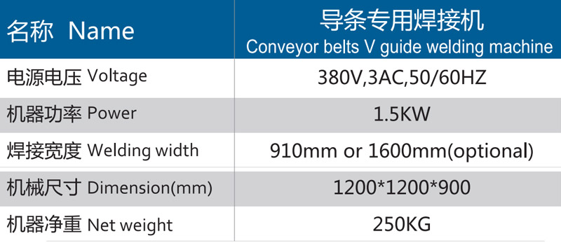 久羅導(dǎo)條專用焊接機(jī)技術(shù)參數(shù)